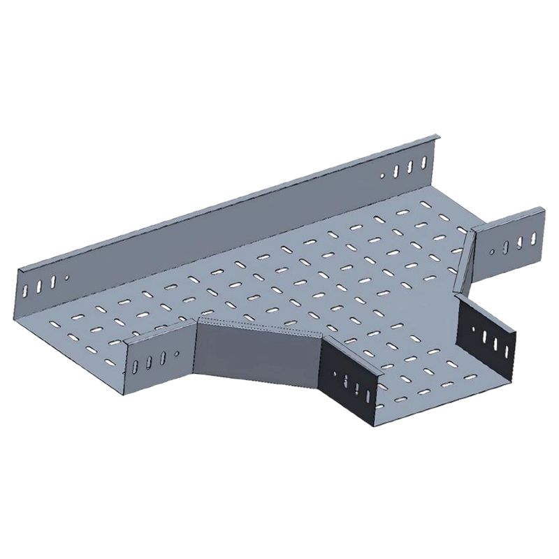 Té perforé pour chemin de câbles