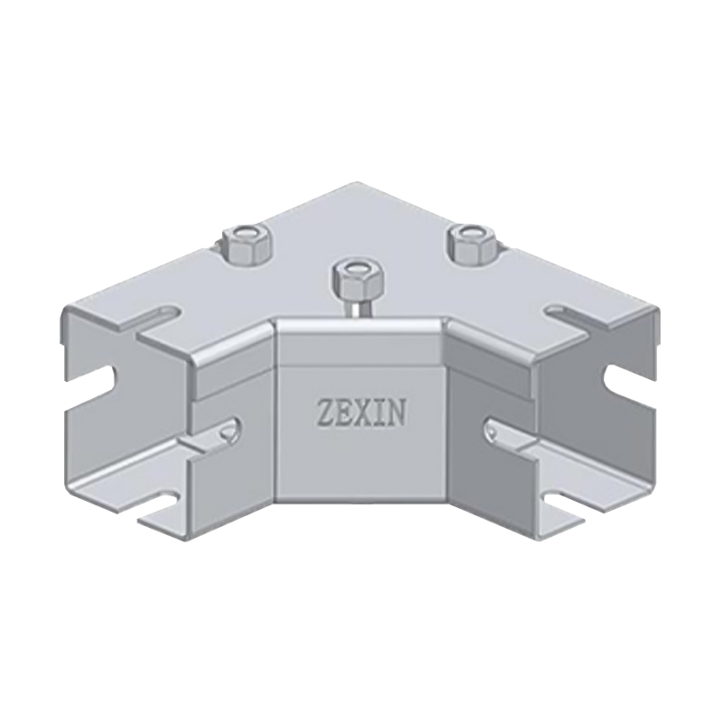 Chemin de câbles horizontal 90 ° coude